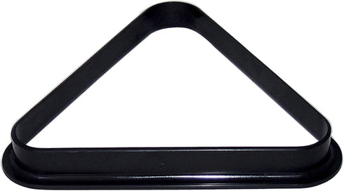 Hathaway Pool Table Triangle Rack, Durable Plastic Billiard Ball Racking Frame for 2.25-in Balls, 12.25-in, Black