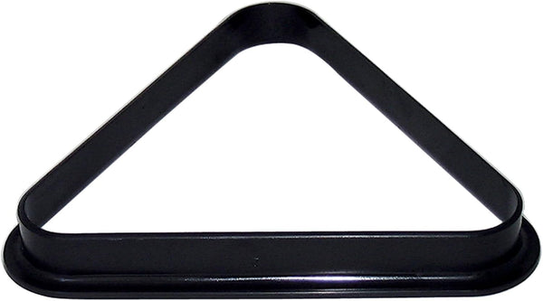 Hathaway Pool Table Triangle Rack, Durable Plastic Billiard Ball Racking Frame for 2.25-in Balls, 12.25-in, Black