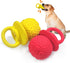Latex Chew Dog Toys, Novelty Squeaky Pacifier Dog Toys for Teething Puppies,
