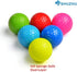 Golf Balls 6Pack Colored Gift Set, Training Novelty Practice Variety for All Golfers Kids Blue Green Red Yellow