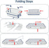 Multipurpose Collapsible Pet Bathtub with Water Drain Plug, Fold-able Bathtub for Puppy Small Dogs Cats, Portable