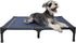 suddus Elevated Dog Bed, Waterproof Outdoor Portable Raised Dog Bed, Easy Clean Indoor or Outdoor Use, Medium, Blue