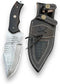 Handmade Damascus Steel Blade Hunting Skinning Knife with sheath10 inch Fixed Blade Knives For Men1220 by W TRADING