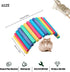 2PCS Wooden Hamster Bridge by PIVBY, Flexible Natural Ladder Tunnel Hideout for Small Animals