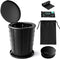 SereneLife Portable Camping Toilet Foldable Travel Potty with Adjustable Height, Up to