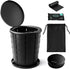 SereneLife Portable Camping Toilet Foldable Travel Potty with Adjustable Height, Up to