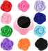 12pcs 1.6" Rose Small Dogs Collar Bows, Flowers for Wedding Birthday Party Collars Decor