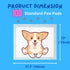 Dog and Puppy Pet Pee Training Pads - Odor-Eliminating Leak-Proof Quick-Dry Design, Super Absorbency, Pack of 100 (17.7