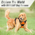 BARKBAY No Pull Dog Harness with Front Clip - Heavy Duty Reflective Control Handle for Large Dog Walking (Orange, S)