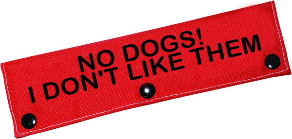 Funny Dog Leash Sleeve No Dogs! I Don't Like Them, Dog Leash Wrap Sleeve Gift