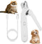an All-in-one Dog Nail Trimmer with Low Noise Design, Rechargeable, Cordless Electric