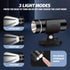 Outdoor Waterproof Clip on LED Night Lights, Rechargeable Safety Lights for Walking at Night, Portable LED Light for