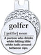 Hafhue Golfer Definition Golf Ball Marker - Magnetic Hat Clip, Funny Golf Accessories for Men