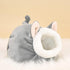 WTWU Set Winter Velvet Hamster House Guinea Pigs House Warm Nest Small Animal Nest Winter Warm Cage for Hamster Rodents