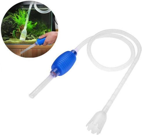 Aquarium Fish Tank Gravel Cleaner Large Syphon Vacuum Water Changer Siphon Hose