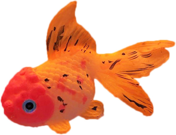 Aquarium Simulation Goldfish, Artificial Fish Moving Floating Fake Fish for Tank, Silicone Luminous