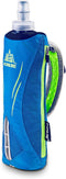 TRIWONDER Handheld Water Bottle for Running, 17 oz Soft Flask with Hand Strap, BPA Free, Blue
