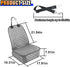 smilfuy Dog Car Front Seat Cover with Side Flaps, Waterproof & Scratch Proof Car Seat Protector for Dog, Nonslip Pet