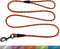6 Foot Lightweight Sturdy Dog Leash with Rotating Metal Clip, Multi-Color Rope for Small Medium Dogs, Cats
