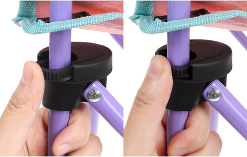 KABOER Kids Portable Folding Camping Chair with Cup Holder - Perfect for Outdoor Adventures