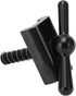 Folding Bike Faucet Handlebar C Buckle - Aluminum Alloy Foldable Clamp Parts for Brompton (Black)