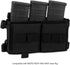 KRYDEX Triple 5.56 Magazine Holder Elastic Mag Holder with Hook Fasteners for MK3 and MK4 Chest Rig
