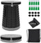 VIVETERA Camping Toilet Retractable Portable for Adults Kids, Adjustable Height Potty with Lid