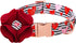 Lionet Paws Valentine's Day Dog Collar with Felt Flower, Adjustable Comfortable Collar for XL Dogs, Neck 16-26 in
