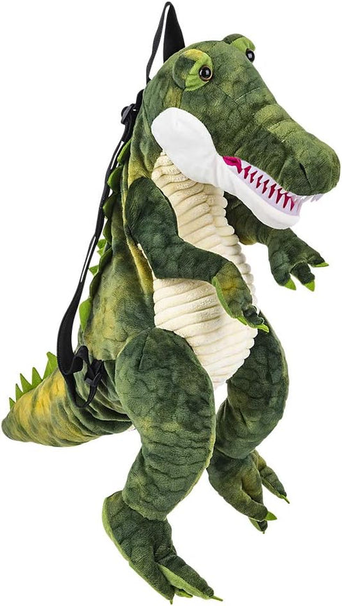 Rhode Island Novelty 20" Alligator Backpack with Plastic Teeth