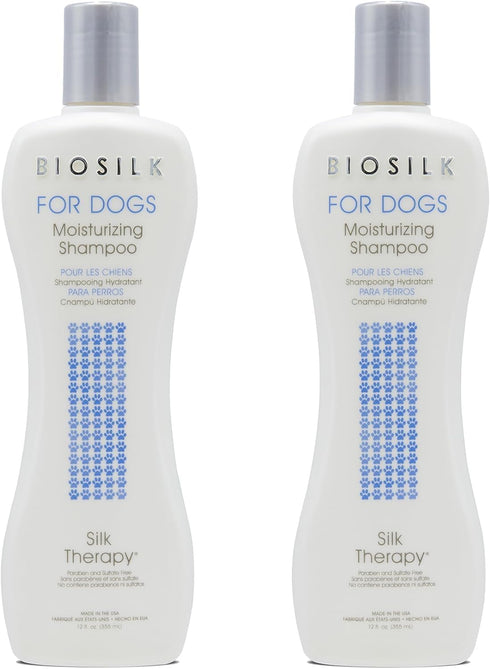 BioSilk Silk Therapy Moisturizing Shampoo for Dogs - Best Dog Shampoo for