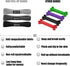 Long Resistance Bands for Working Out Women, Fabric Resistance Band, Stretch Bands for Exercise, Physical Therapy