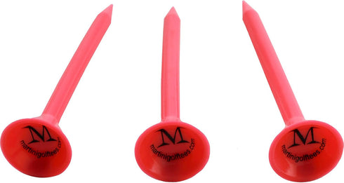 ProActive Sports Martini Golf Durable Plastic Tees 5-Pack, 3-1/4" (Pink)