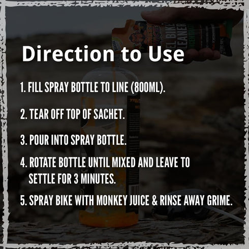 Tru-Tension Monkey Juice Gel Bike Cleaner, Perfect for Road Riding, Off-Road, Commuting & Touring