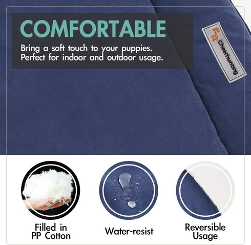 Camping Dog Bed, Pet Bed 40”X32”, Outdoor Waterproof, Washable, Water-Resistant, Durable Portable Travel Pet Mat