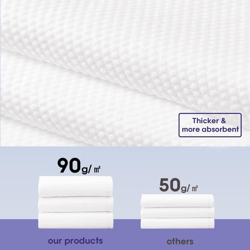 Easerlivd 10 Pack 55"x27.5",Soft Swimming Disposable Travel Bath Towels Sheets Extra Large Disposable Dry Towel