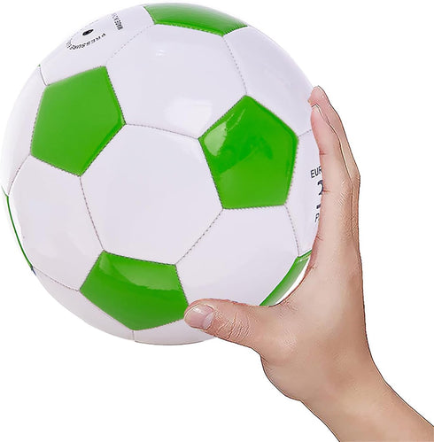 Soccer Ball Size 2, Small Pump with Needle, Indoor and Outdoor Training Practice, Gift for Toddlers, Kids, Boys, Girls
