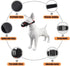 Lxnoap Black Quick Muzzle for Small Dogs, Adjustable & Comfortable Mouth Cover, Size S