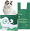 KropBom 125 Count Cat Poop Bags with Handles, Disposable Litter Bags for Pet
