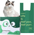 KropBom 125 Count Cat Poop Bags with Handles, Disposable Litter Bags for Pet
