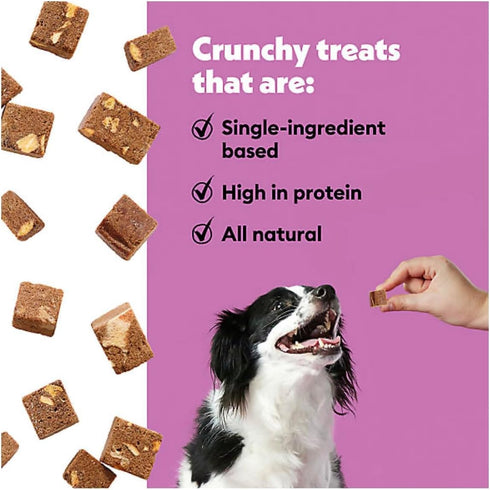 Wiggles & Wags 5 oz, Freeze Dried Beef Liver & Sweet Potato Dog Treats, with DN Essentials Bone Shaped Waste Bag
