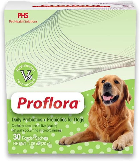 Probiotics for Dogs - Complete Gut Health & Immune Support, 30 Packets for Easy Digestive Multi-Strain Use