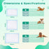 ZTAICOMGO 23inx35in 40 100pcs 6-Layer Diaper Pee Pads for Dogs, Extra Large Disposable Training Pads pc Plus
