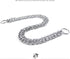 Dog Chain Collar, Iron Metal Double Chain Row Neck Leash Gear for Small Medium Large Dogs, 45cm