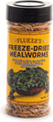 Fluker's Freeze Dried Insects, Mealworms, 1.7 oz, Ideal for Lizards, Reptiles, Birds, Fish
