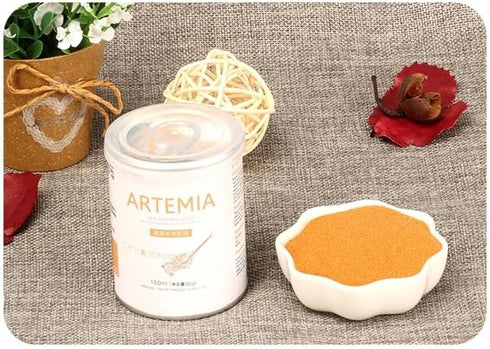 HEPBAK 150ml 80g Artemia Shelling Eggs Brine Shrimp Shelling Eggfood Aquarium Hatching Tropic Fish Food for Feeding