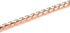 Mogoko Stainless Steel Dog Choke Chain Collar, Puppy Metal Snake Chain Slip Collar for Training Walking (Rose Gold)