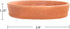 Ceramic Slow Feeder Cat Bowls - 6 Inch Shallow Whisker Friendly Food Bowls, Dishwasher Safe (Orange)
