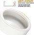 Reptile Food Bowl Dish - Worm Dish Reptile Water Bowl Lizard Gecko Ceramic Pet Bowls, Mealworms Dish for Bearded Dragon Chameleon Hermit Crab Dubia Cricket Dish Anti-Escape Mini Reptile Feeder XL(5in)
