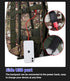 Heavy Duty Zipper Military Backpack, Outdoor Tactical Nylon Canvas Backpack for Hiking, Camping, Travel (Black)