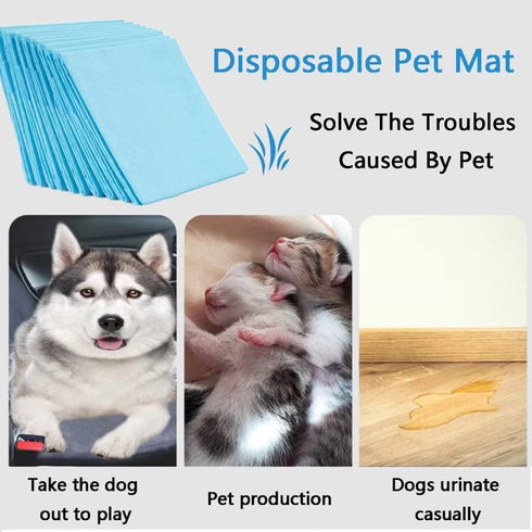 JUNYUHU Pads,36"x36" Dogs,60 Count Extra Large Puppy Pee Pads for Training Dog Pee Pads Absorbent & Leak-Proof &Quick